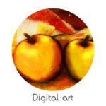 pomme digital art