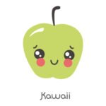 pomme kawaii