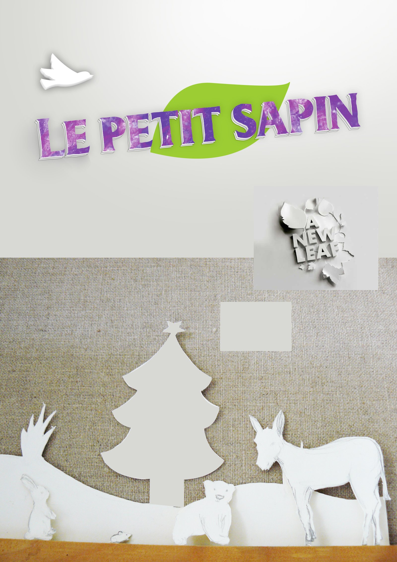 affiche petit sapin