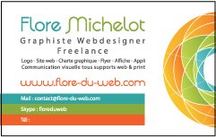 Carte de visite Flore Du Web 2