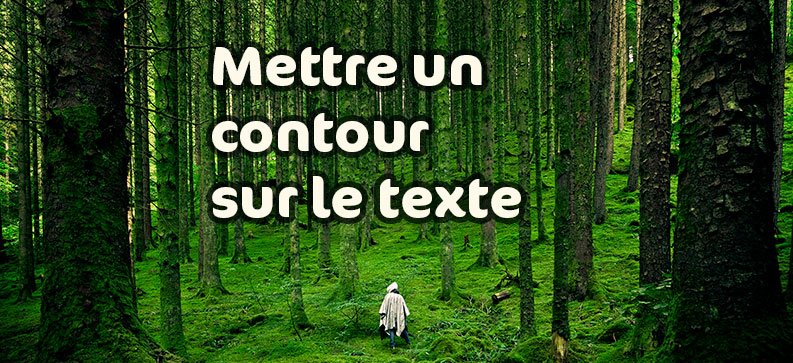 Le contour permet de détacher le sujet d'une image riche en détails.