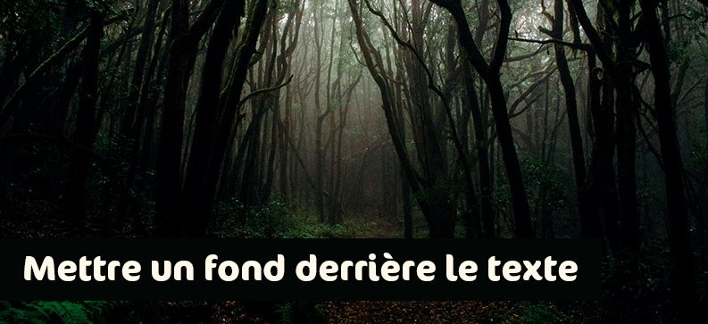 Faire des fonds colorés et contrastés sous le texte, sans non plus cacher le sujet de la photo est assez simple et graphique. Ca se fait surtout dans le format vidéo.
