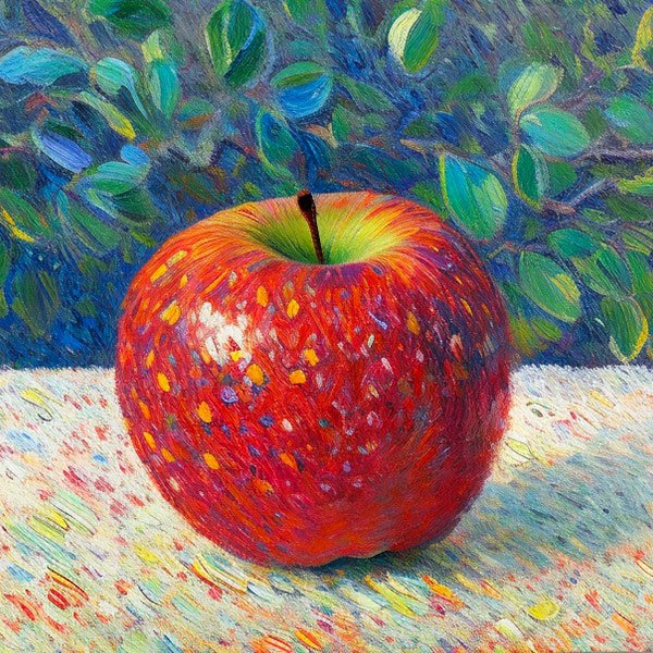 pomme claude monet IA