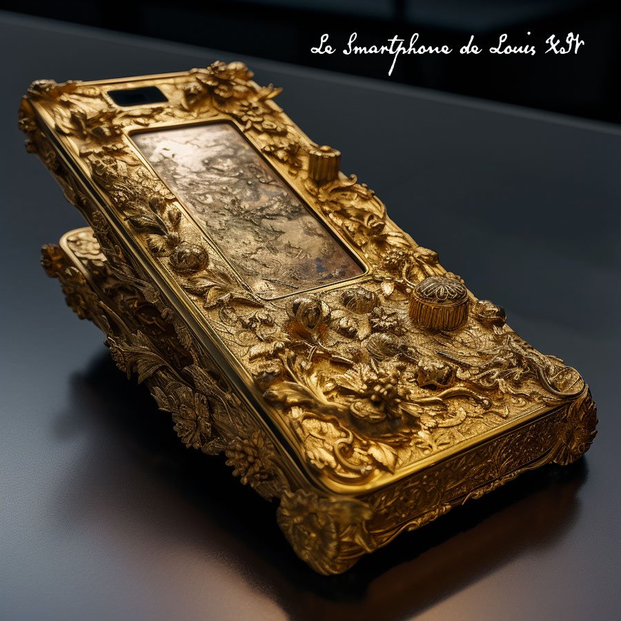 Design anachronique : et si Louis XIV avait eu un smartphone ?