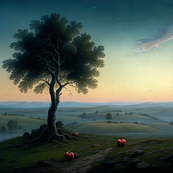 prompts artistes pomme caspar david friedrich