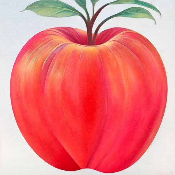 prompts artistes pommes Georgia OKeeffe