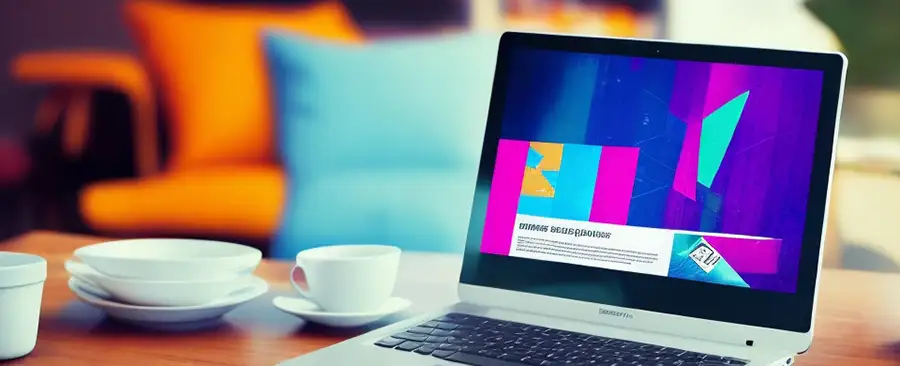 visuels colorés pour pub attractive