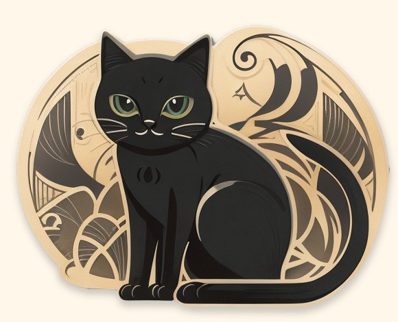 graphisme de chat halloween