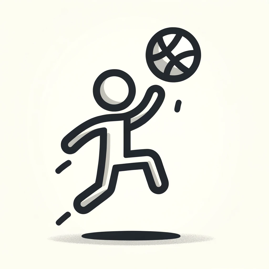 formation graphiste en ligne, exercice du basketteur