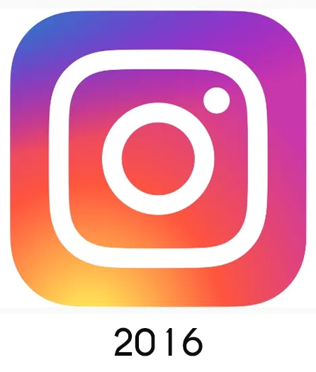 Le logo d'Instagram de 2016