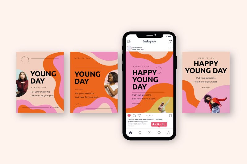 Des exemples de publications instagram