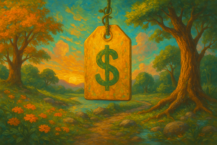 illustration surréaliste prix acceptabilite stratégie tarifaire valeur perçue