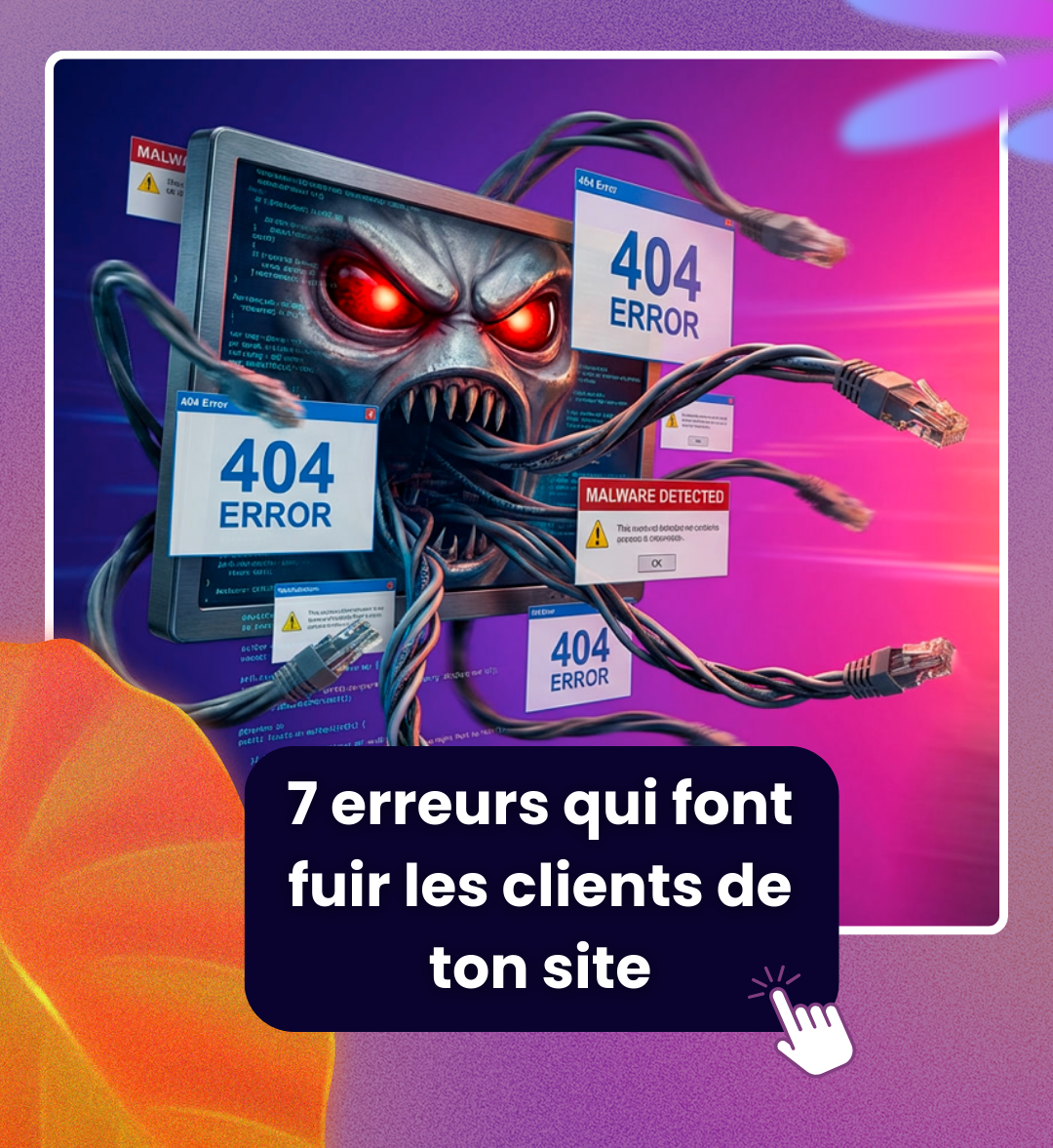 Guide complet des 7 erreurs fatales en design de site web qui font fuir les visiteurs
