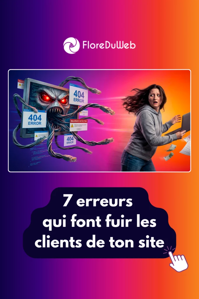 Les 7 erreurs de conception web qui font perdre des clients et comment les éviter