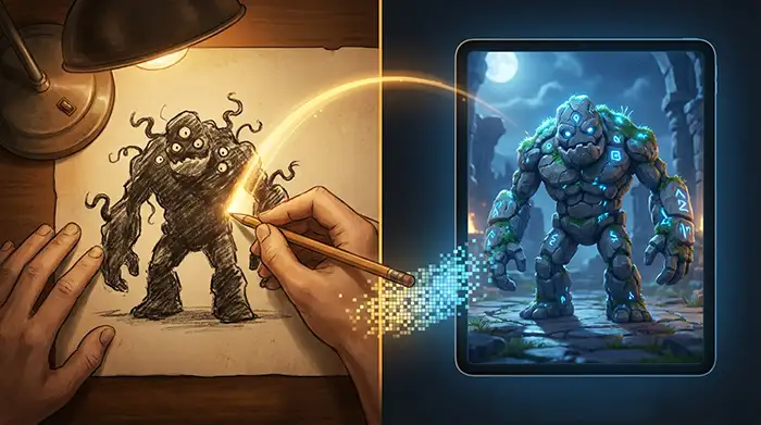 Outils IA utilisés pour créer un jeu vidéo indépendant — génération d'images, musique et code Titre : Les outils IA du développeur de jeux vidéo solo