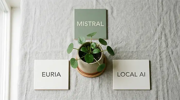 alternatives ia ethique mistral euria locale