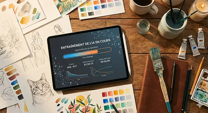 formation ia adobe modele personnalise style illustration