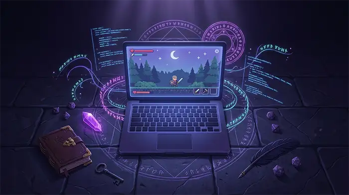 Prototype de jeu vidéo créé en vibe codant avec l'IA Claude