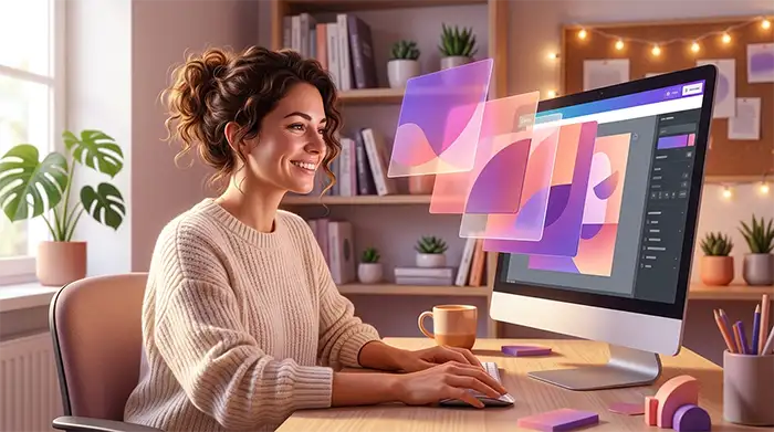 canva ia image modification calques visuels entrepreneur créatif