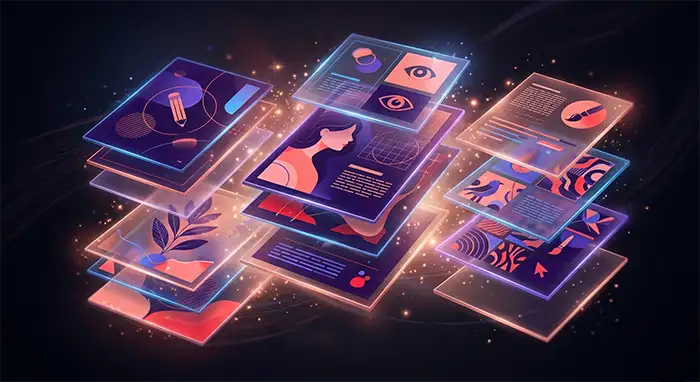 comprendre calques canva composition visuelle design