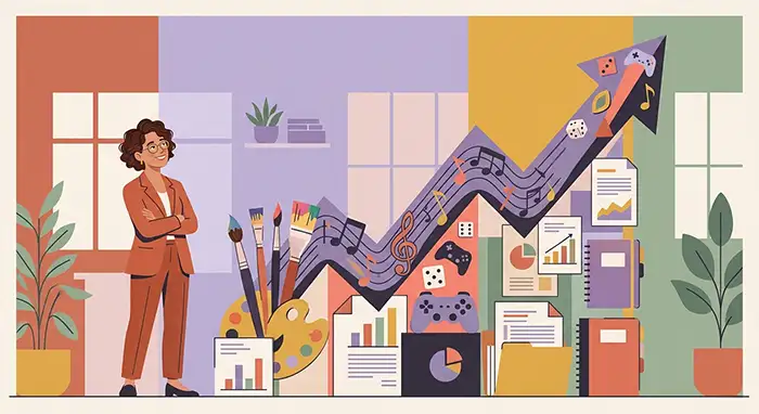 croissance accélérée d'une activité créative grâce à l'IA productivité