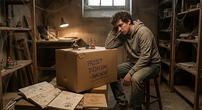 Projet créatif inachevé - Sortir ses idées des cartons