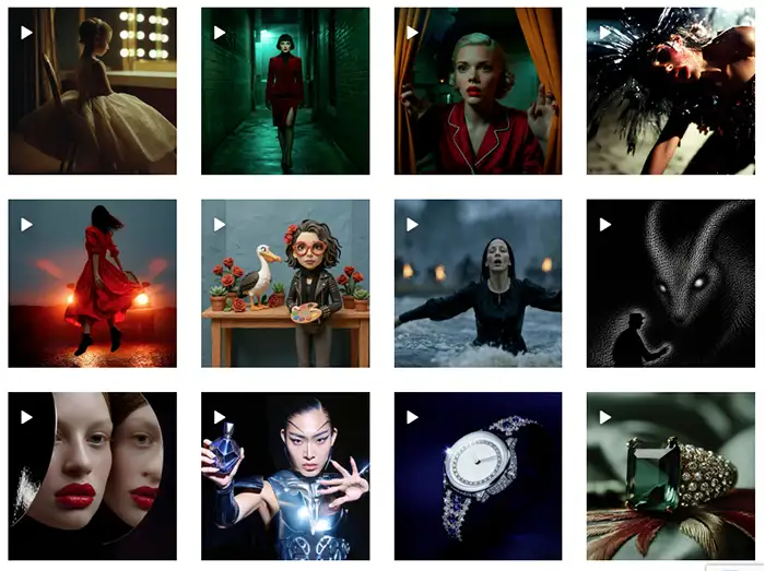 portfolio vidéo IA de Lisa Brunner multimédia designer créations génératrices