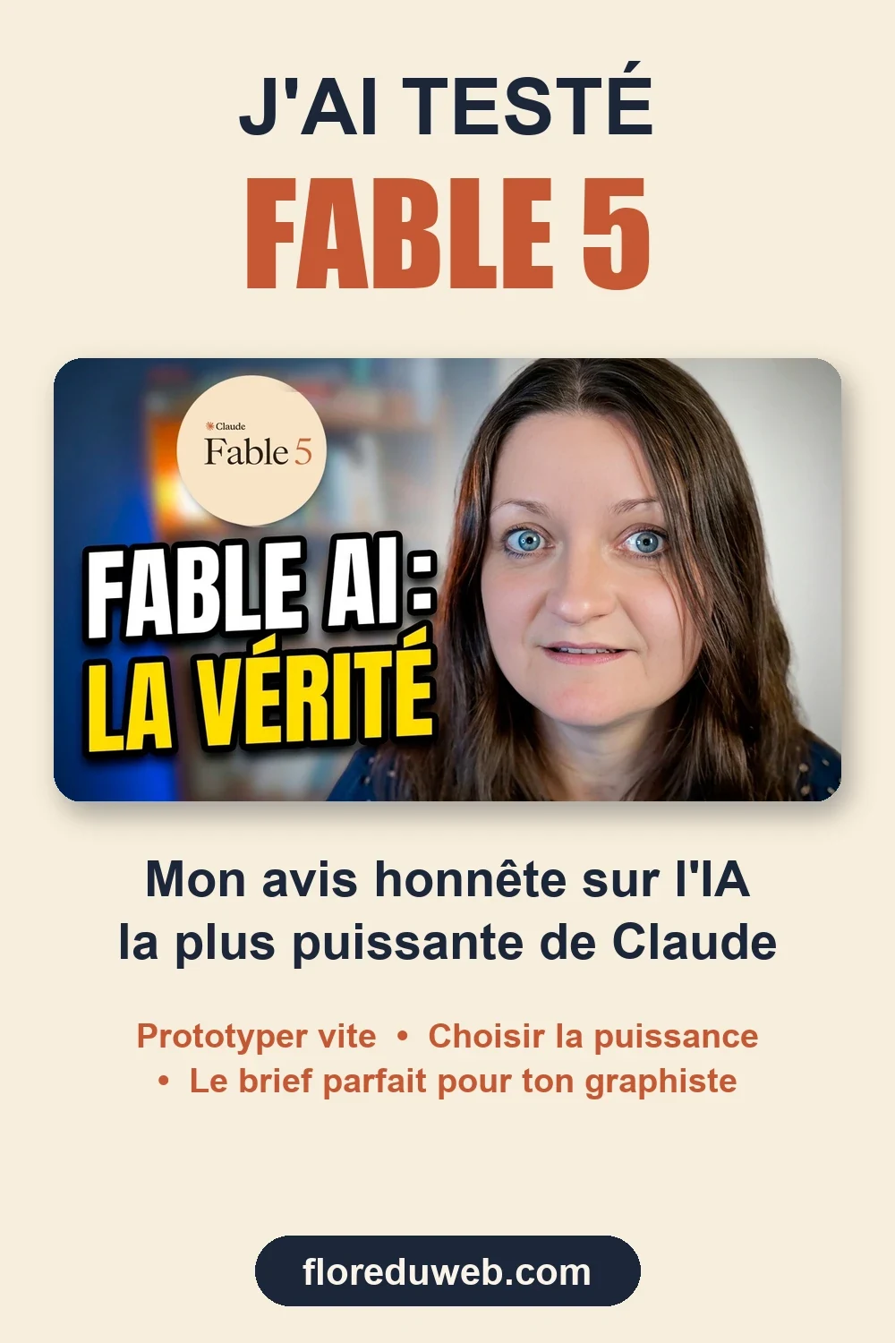 Épingle Pinterest : mon avis sur Fable 5, l'IA la plus puissante de Claude